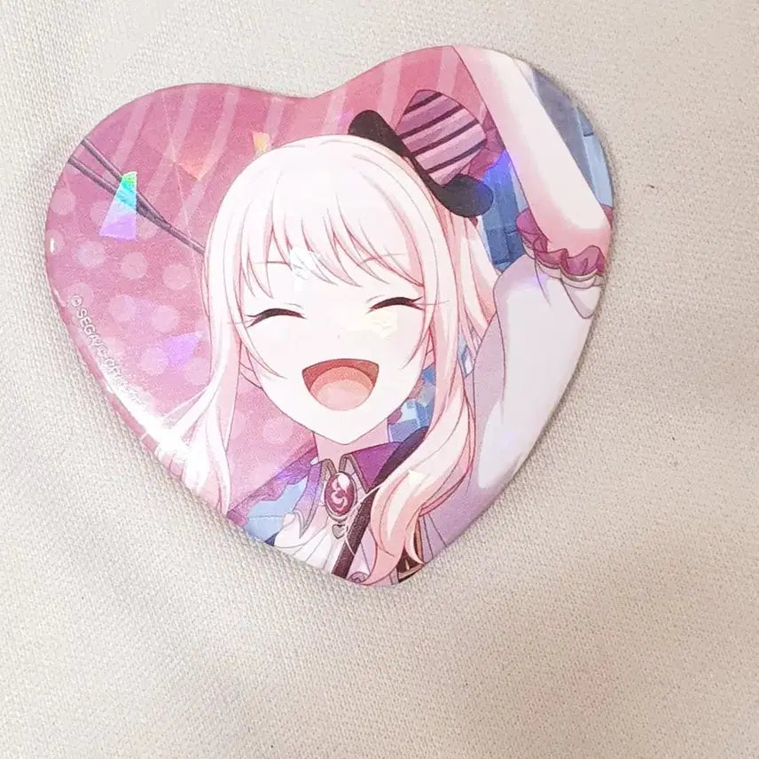 [BUNJANG] Project Sekai Mizuki Hologram Heart Can Badge / 프로젝트 세카이 프세카 미즈키 홀로그램 하트 캔뱃지