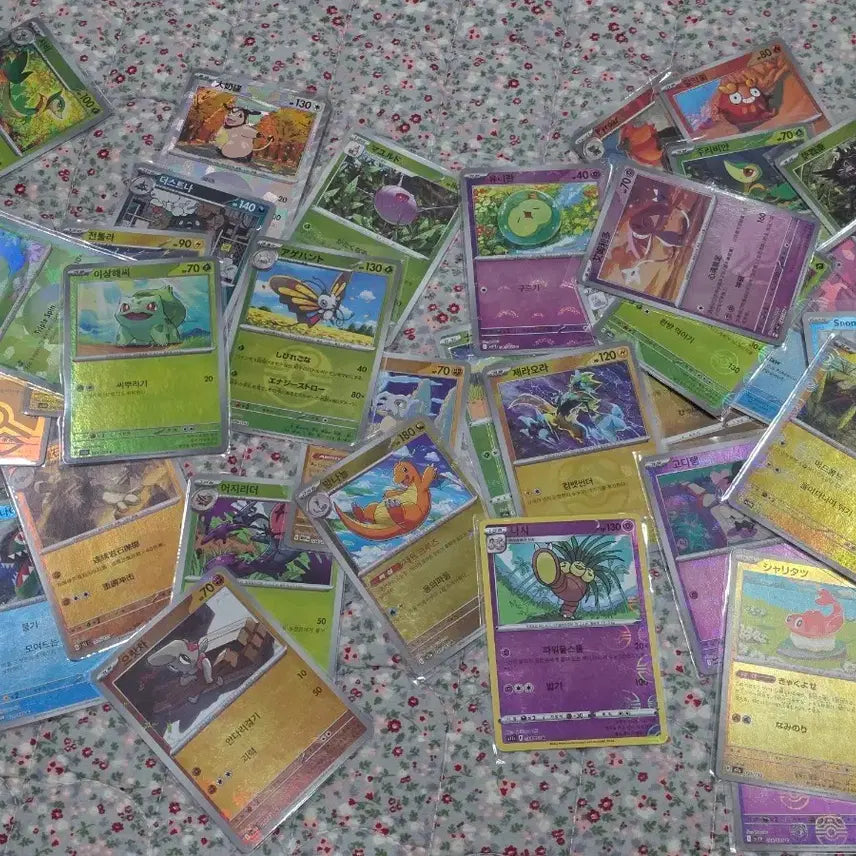 [BUNJANG] Pokemon Monster Balls &amp; Attribute Balls 39 Card Assortment / (포켓몬) 마볼3개 몬볼&amp;속성볼&amp;기타홀로 39장(한.중,일,미 섞임(