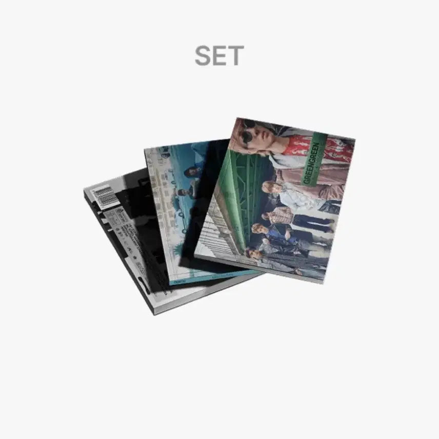 [BUNJANG] Sealed Kortis Green Green Album 3-Set / (미개봉) 코르티스 그린그린 앨번 3종 세트