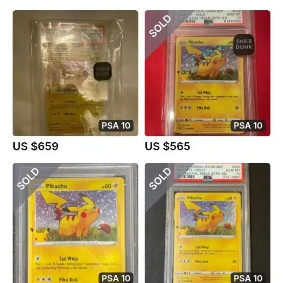 [BUNJANG] North American 25th Anniversary McNeil Pikachu PSA 10 Graded Card / 북미 25주년 맥닐 피카츄 psa10 등급카드