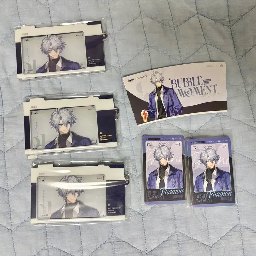 [BUNJANG] Genshin Impact Honkai Star Rail x Fainon Collaboration Coaster, Photocard, and Keyring Set / 붕괴 스타레일 공차 콜라보 파이논