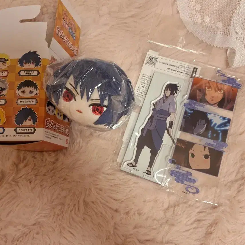 [BUNJANG] Naruto Uchiha Sasuke Acrylic Diorama Potecoro Mascot Set (Sealed) / 나루토 우치하 사스케아크릴 디오라마 포테코로 마스코트 미개봉일괄