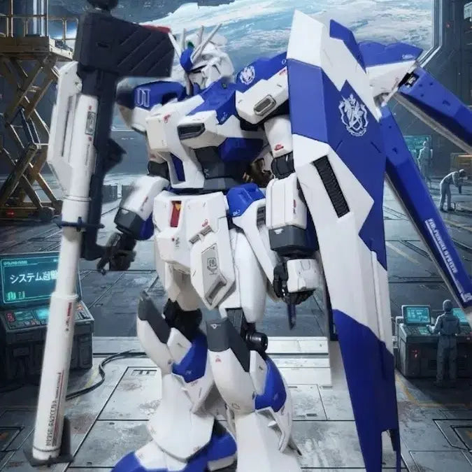 [BUNJANG] Bandai HG Hi-Nu Gundam Custom Painted Model Kit / 반다이 HG 하이뉴 건담 도색작
