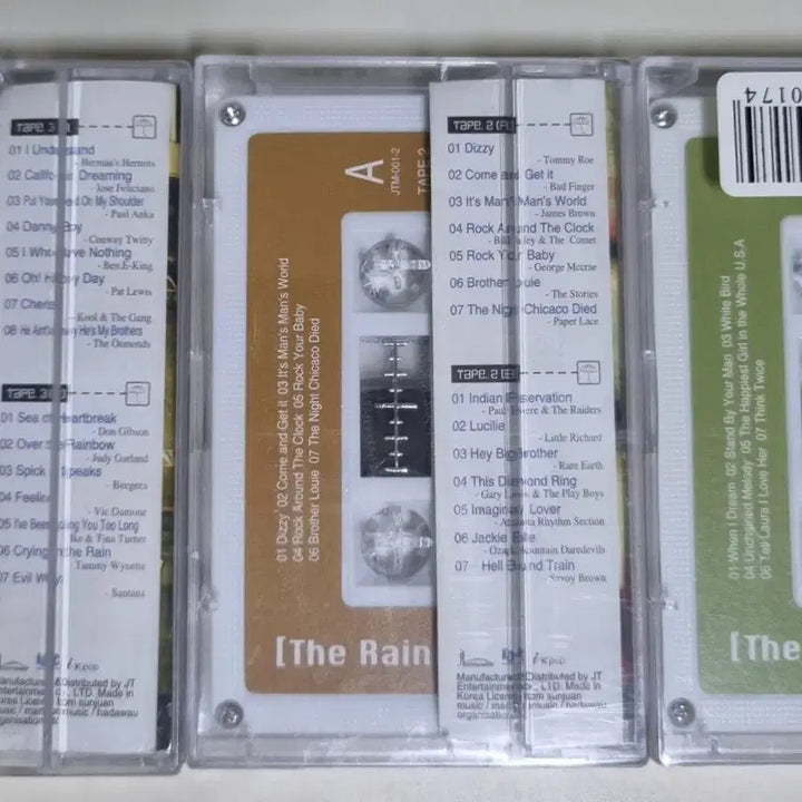 [BUNJANG] Various Artists The Rain 1-3 Unsealed Cassette Tape Set / 팝 컴필레이션 / The Rain 1-3 (미개봉 카세트테이프)