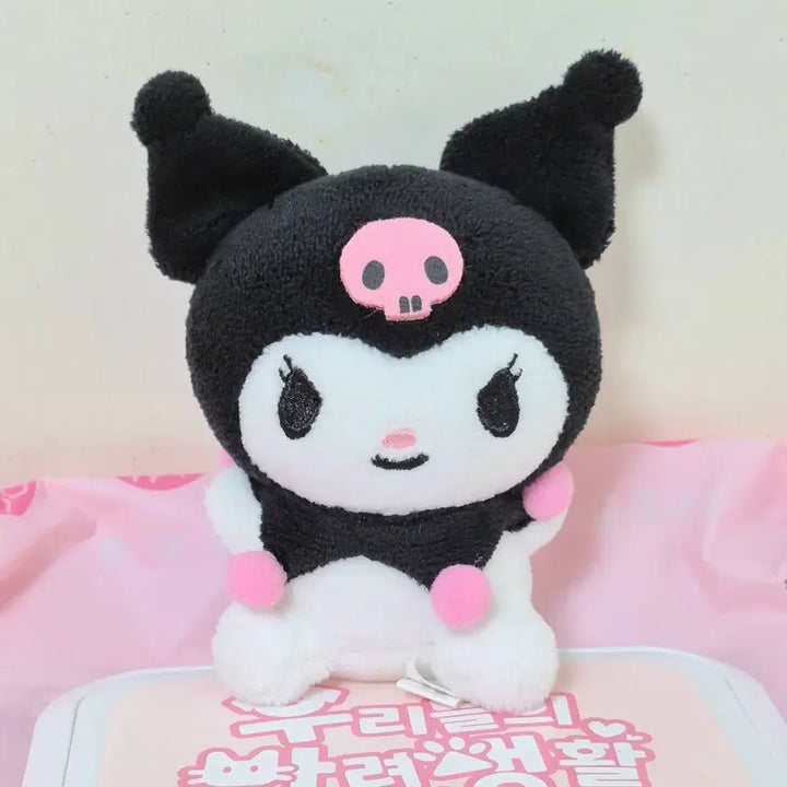 [BUNJANG] Sanrio Kuromi Basic Mascot Doll Keyring / 고전 빈티지 산리오 쿠로미 기본 마스코트 인형 키링