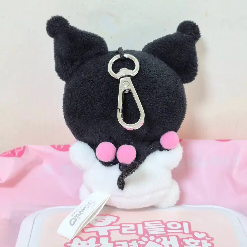[BUNJANG] Sanrio Kuromi Basic Mascot Doll Keyring / 고전 빈티지 산리오 쿠로미 기본 마스코트 인형 키링