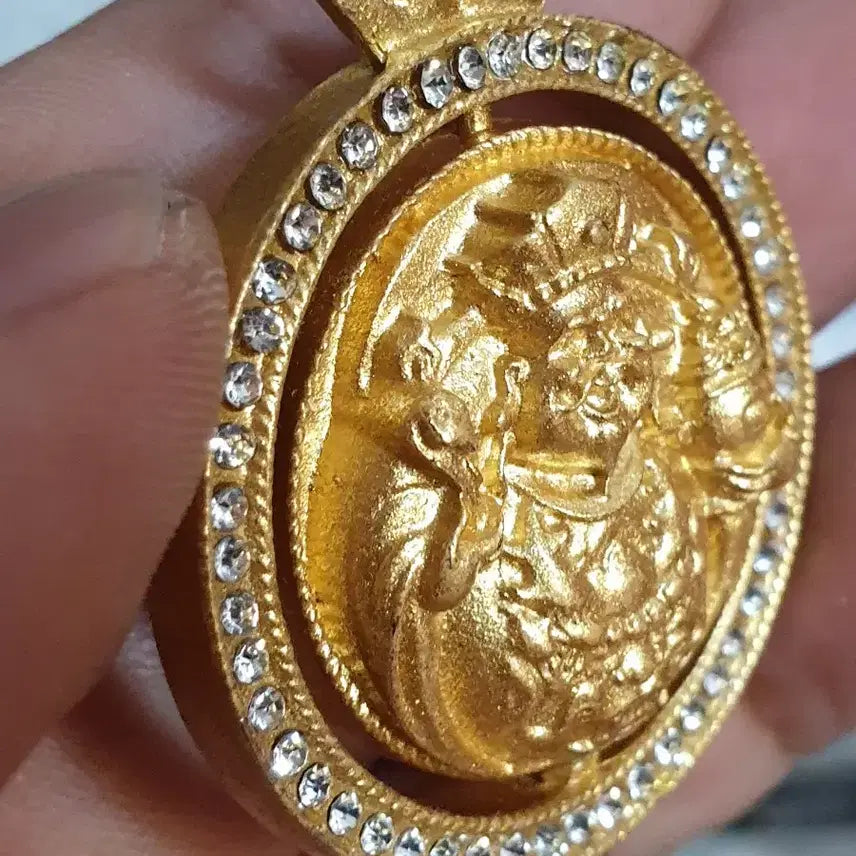 [BUNJANG] Chinese Coin Pendant with Cloisonné, Gold and Silver Leaf / ㅊ9.복신.신선.보살.부처님.쌍용.목걸이.펜던트.칠보장식.금화.은화.중국동전
