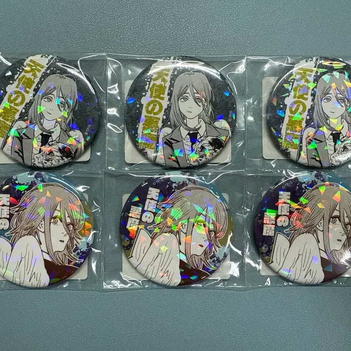 [BUNJANG] Chainsaw Man Angel Devil All Star Can Badge Bundle Set / 체인소맨 천사의 악마 올스타 캔뱃지 일괄 양도