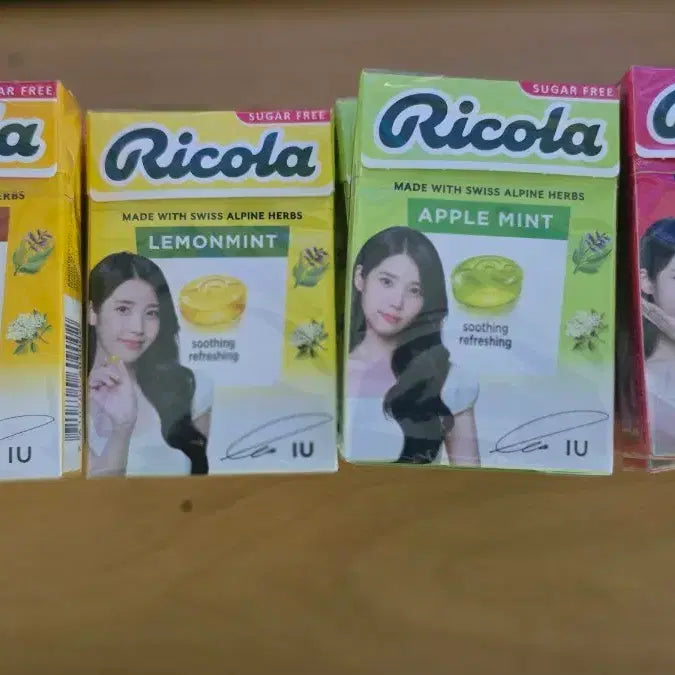 [BUNJANG] IU x Ricola 4 Flavor Collaboration Set / 아이유 콜라보 리콜라 4종 세트