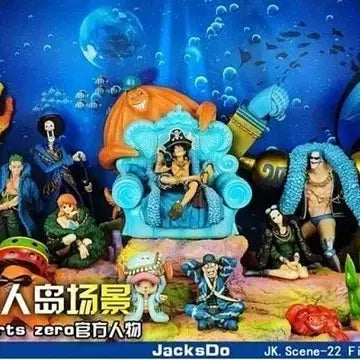 [BUNJANG] One Piece 20th Anniversary Figuarts ZERO Jinbe Fish-Man Island Diorama Figure / 정품) 원피스 20주년 아츠제로 젝스두 디오라마 어인섬 (미사용,풀구성,개봉확인품,무료배송)