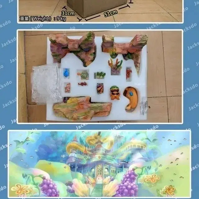 [BUNJANG] One Piece 20th Anniversary Figuarts ZERO Jinbe Fish-Man Island Diorama Figure / 정품) 원피스 20주년 아츠제로 젝스두 디오라마 어인섬 (미사용,풀구성,개봉확인품,무료배송)