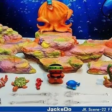 [BUNJANG] One Piece 20th Anniversary Figuarts ZERO Jinbe Fish-Man Island Diorama Figure / 정품) 원피스 20주년 아츠제로 젝스두 디오라마 어인섬 (미사용,풀구성,개봉확인품,무료배송)