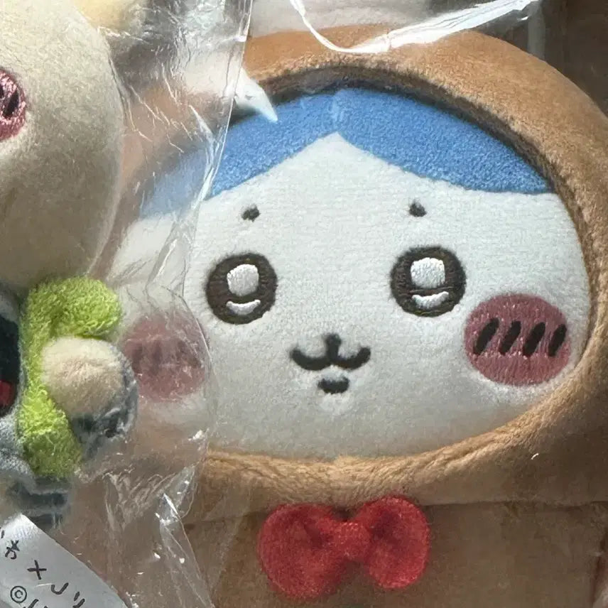 [BUNJANG] Gingerbread Man x Chiikawa Hachiwari Plush / 진저맨 치이카와 하치와레