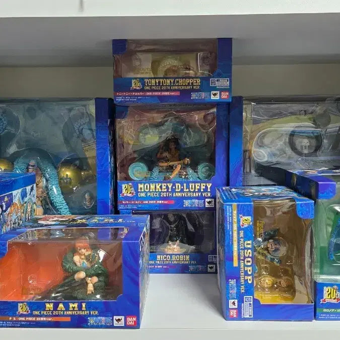 [BUNJANG] One Piece 20th Anniversary FiguartsZERO Pirate Crew Set Bundle / 원피스 20주년 아츠제로 해적단 세트 일괄 (풀구성,개봉확인품,미사용,무료배송)