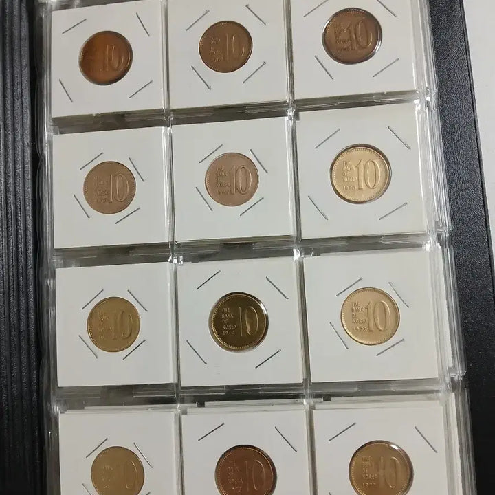 [BUNJANG] 10 Won Coin Full Set (1966-2025) / 10원동전 풀세트(1966년~2025년) 줄세우기 종결판