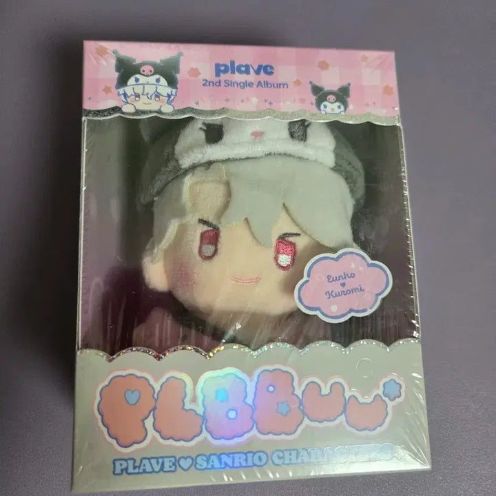 [BUNJANG] PLAVE Eunho Sanrio Collaboration Plush Doll Album (Sealed) / 플레이브 PLAVE 플뿌우 은호 산리오 콜라보 인형 앨범 미개봉