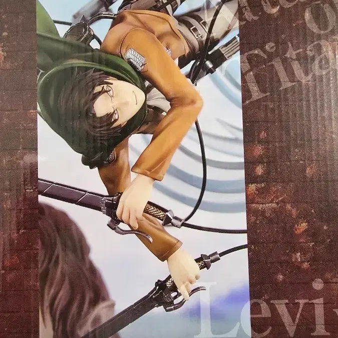 [BUNJANG] Attack on Titan Levi Scale Figure Flupp (Unsealed) / [미개봉]PROOF 진격의 거인 리바이 &amp;짐승거인 스케일 피규어