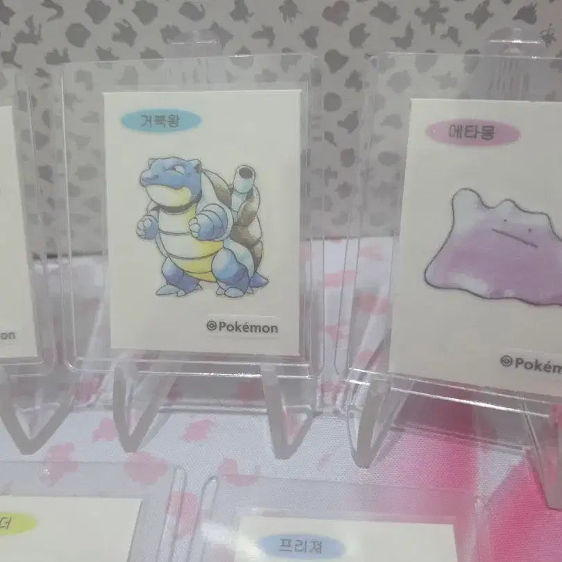 [BUNJANG] Pokemon Artwork Ttibusil Popular Stickers 7 Types Bundle Set / 포켓몬 아트워크 띠부씰 인기씰 7종 일괄