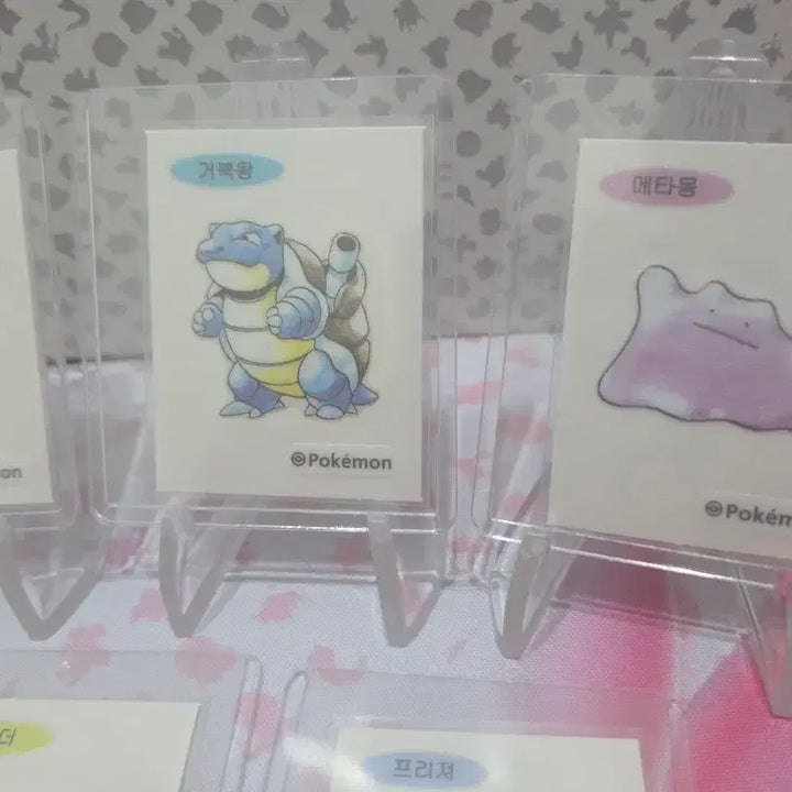 [BUNJANG] Pokemon Artwork Ttibusil Popular Stickers 7 Types Bundle Set / 포켓몬 아트워크 띠부씰 인기씰 7종 일괄