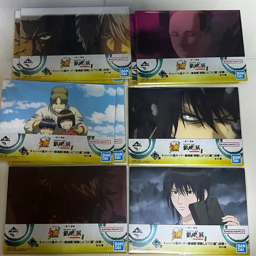 [BUNJANG] Gintama 20th Anniversary Ichiban Kuji Merchandise Bundle Set (H, I, J Prizes) / 택포 4) 은혼 20주년 제일복권 하위상 쿠지판 일괄