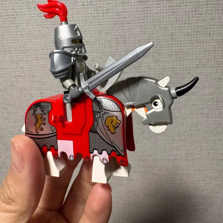 [BUNJANG] LEGO Castle Lion Knights Set with Horse / 레고 캐슬 라이온기사 완무