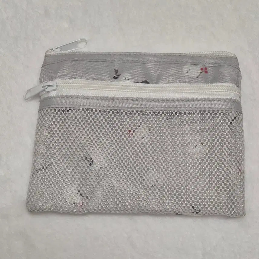 [BUNJANG] Baepsae Double Pouch Mesh Coin Wallet / 뱁새파우치 이중파우치 메쉬 동전지갑