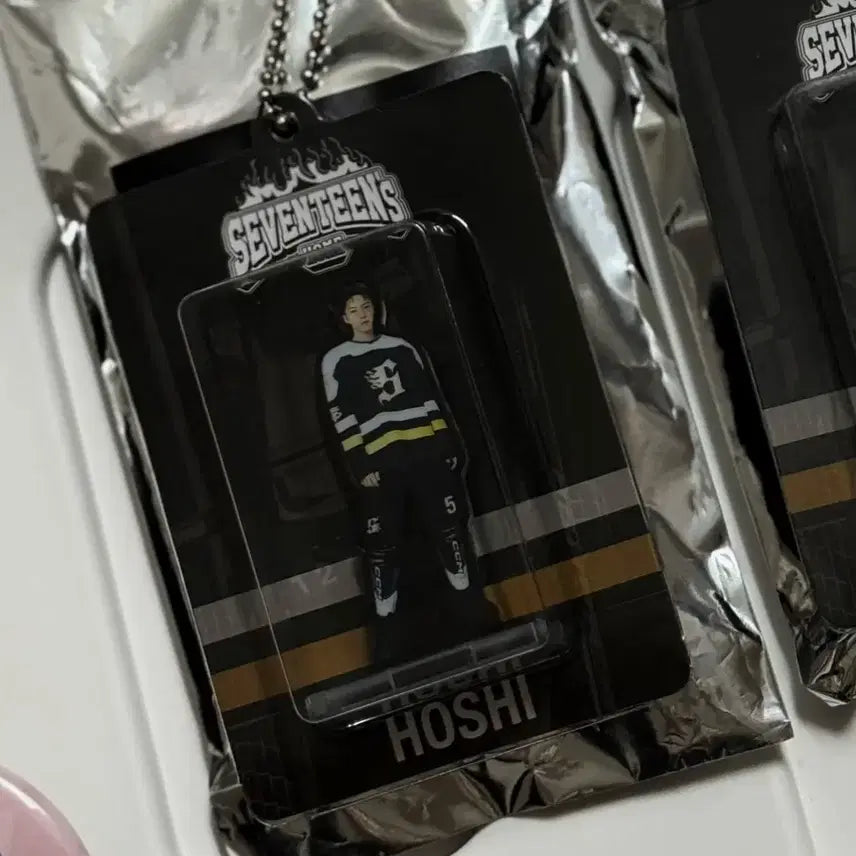 [BUNJANG] SEVENTEEN Home Package Keyring &amp; Sanrio Badge Bundle Set Hoshi / ( 2개 일괄 ) 세븐틴 홈 패키지 키링 + 산리오 뱃지 굿즈 호시 양도