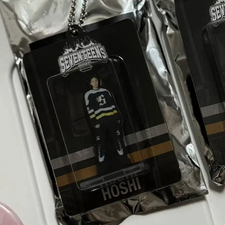 [BUNJANG] SEVENTEEN Home Package Keyring &amp; Sanrio Badge Bundle Set Hoshi / ( 2개 일괄 ) 세븐틴 홈 패키지 키링 + 산리오 뱃지 굿즈 호시 양도