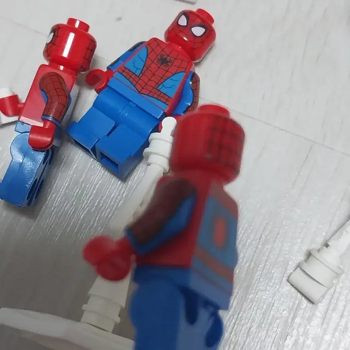 [BUNJANG] LEGO Spider-Man Figures 4-Piece Bundle with Webs / 레고 스파이더맨 피규어 4개 웹 포함 일괄