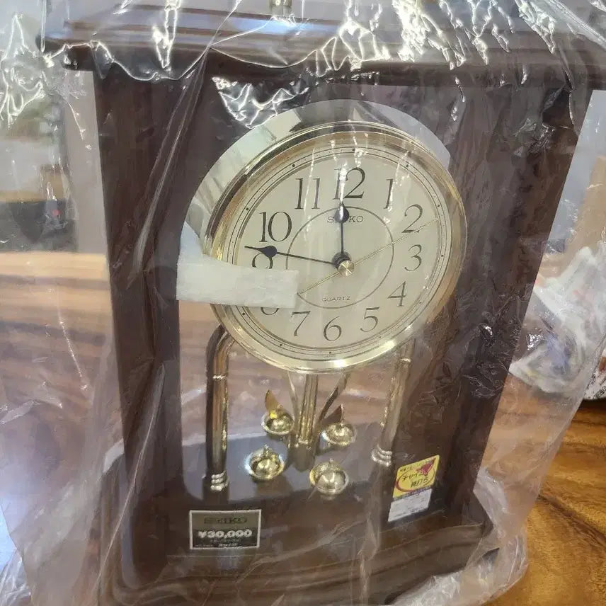 [BUNJANG] Seiko RW215B Wooden Rotary Pendulum Chiming Clock (NOS, 1994) / [NOS/1994년 데드스탁] 박스제 박물관급 세이코(SEIKO) 원목 회전추 차임 시계 RW215B