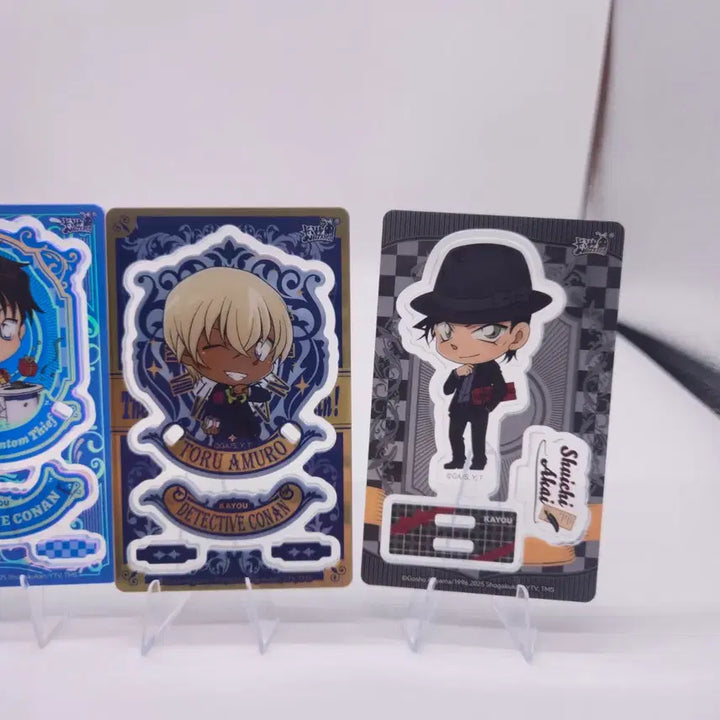 [BUNJANG] Detective Conan Kayou Card Acrylic Stand Bundle Set (Conan, Haibara, Kaito Kid, Amuro) / 일괄) 명탐정코난 카유 kayou 카드 아크릴 코난 하이바라 괴도키드 아무로