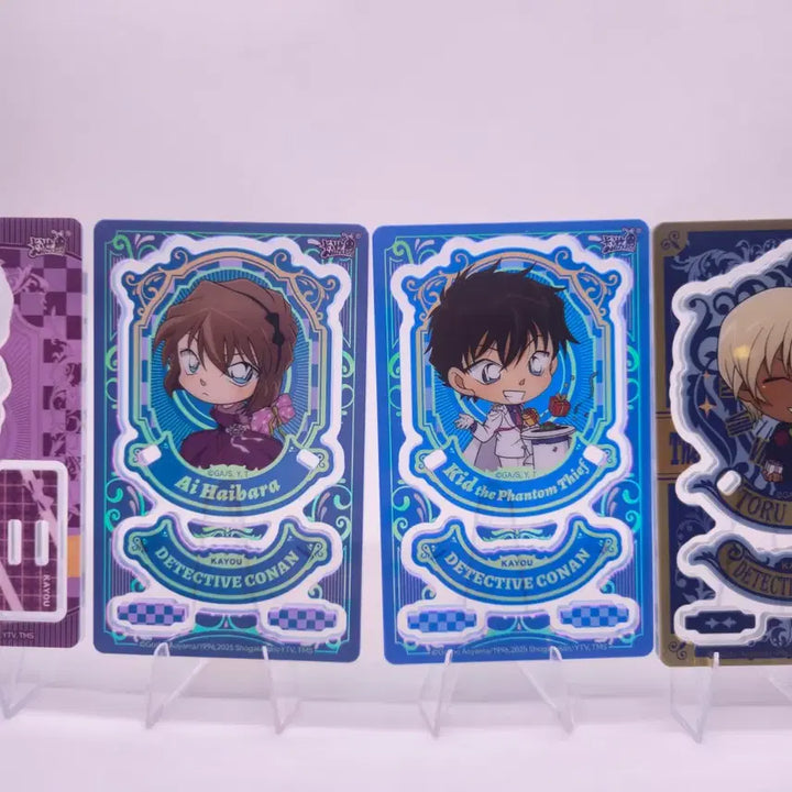 [BUNJANG] Detective Conan Kayou Card Acrylic Stand Bundle Set (Conan, Haibara, Kaito Kid, Amuro) / 일괄) 명탐정코난 카유 kayou 카드 아크릴 코난 하이바라 괴도키드 아무로
