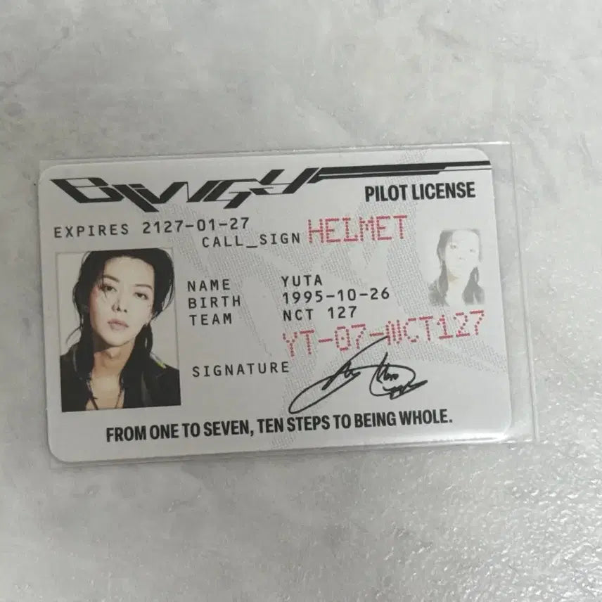 [BUNJANG] NCT Yuta Bling Photobook Version ID Card / 블링이 포토북 버전 유타 ID카드 양도