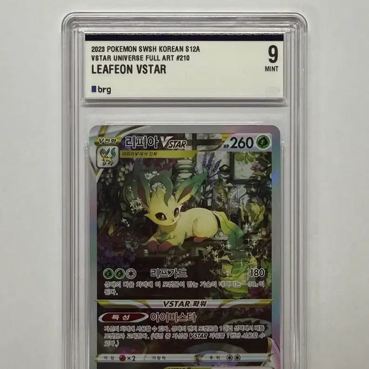[BUNJANG] Pokemon Card Leafeon VSTAR SAR BRG9 (210/172) / [등급카드] 포켓몬카드 리피아VSTAR SAR BRG9 팝니다 (210/172)