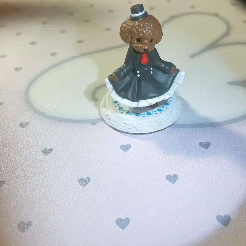 [BUNJANG] Toy Poodle Figurine (Choco Poodle) / 강아지 가챠 새상품