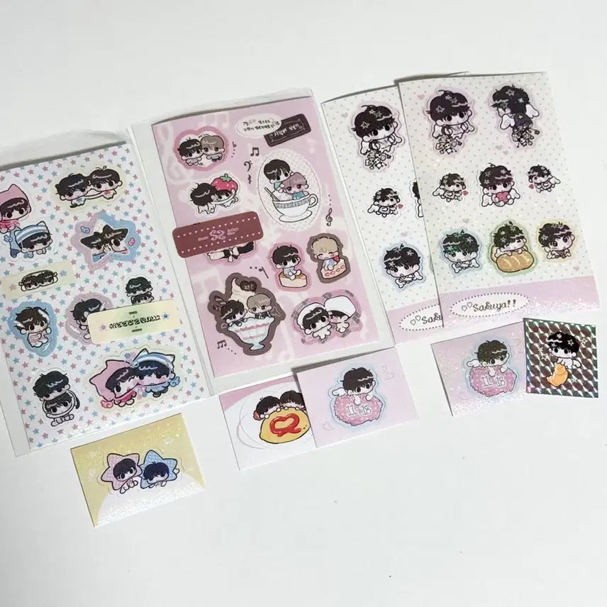 [BUNJANG] NCT WISH Sakuya Bukku Bukku Cheese Balls Sio Bangs Sticker Set / 엔시티위시 부쿠 부끄 치즈볼즈 시오빵즈 사쿠야 스티커