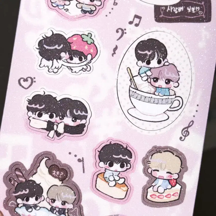 [BUNJANG] NCT WISH Sakuya Bukku Bukku Cheese Balls Sio Bangs Sticker Set / 엔시티위시 부쿠 부끄 치즈볼즈 시오빵즈 사쿠야 스티커