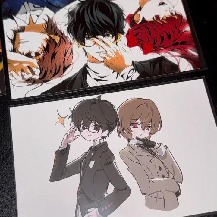 [BUNJANG] Persona 5 Royal Phantom Thieves Postcard &amp; Can Badge Bundle Set / 페르소나5 더 로열 괴도단 엽서 캔뱃지 비공굿 프박 일괄 판매