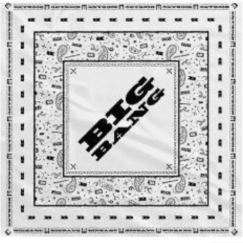 [BUNJANG] BIGBANG Logo Bandana Paisley / 빅뱅 반다나