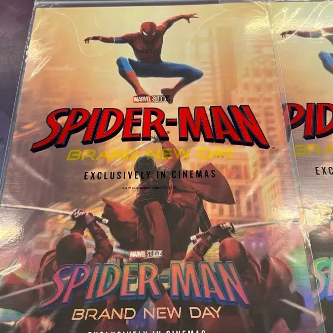 [BUNJANG] Spider-Man: Brand New Day Special Edition A3 Visual Poster Set / <스파이더맨: 브랜드 뉴 데이> 6추자 특전 키비쥬얼 포스터 세트 (A3전용박스포장)