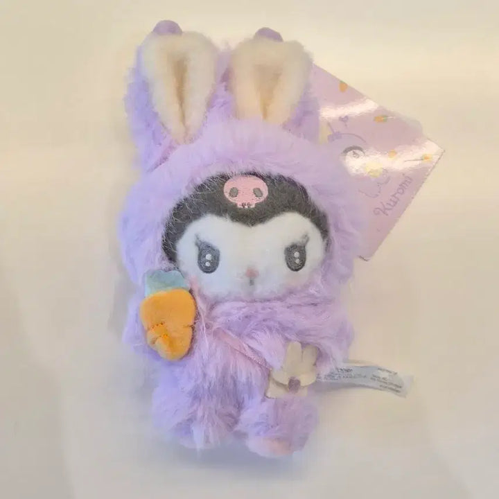 [BUNJANG] Sanrio Kuromi Rabbit Costume Plush Doll (Authentic, First Open) / 통통한귀 토끼모임 쿠로미(정품)
