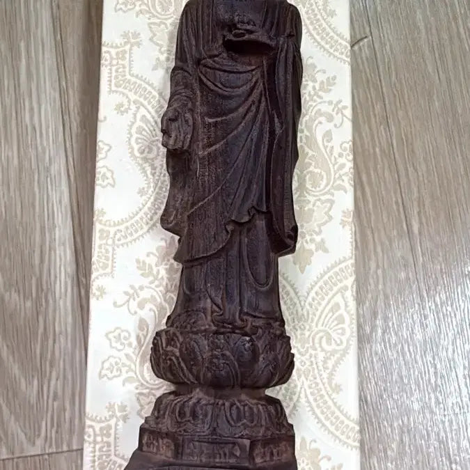 [BUNJANG] Wooden Seated Avalokitesvara Statue / 나무 관세음보살 좌상
