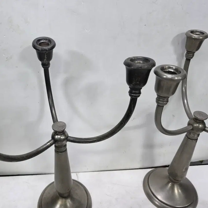 [BUNJANG] Large 3-Arm Candelabra Set - Antique Style / 3구 촛대 셋트/촛대