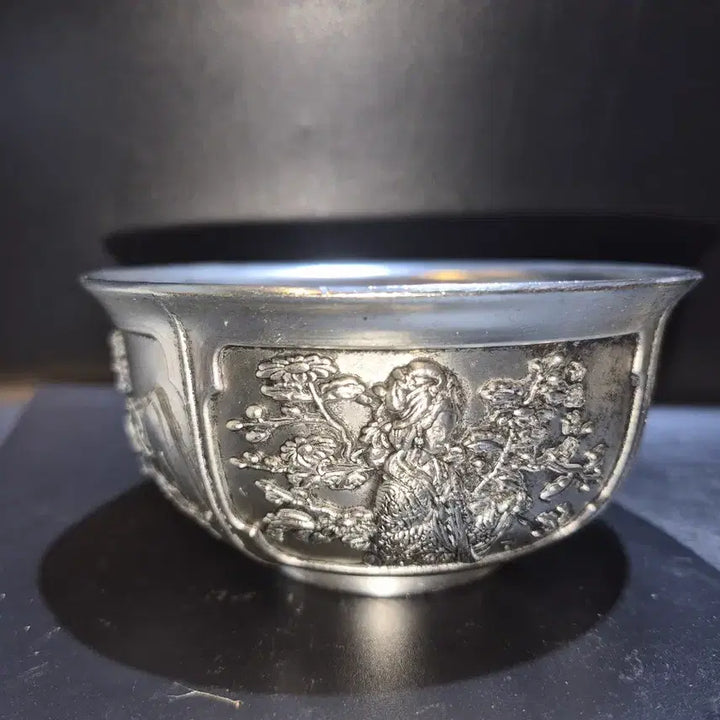 [BUNJANG] Brass Beauty Painting Tea Bowl / 백동 미인도 다완