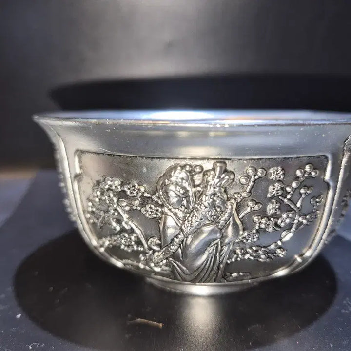 [BUNJANG] Brass Beauty Painting Tea Bowl / 백동 미인도 다완
