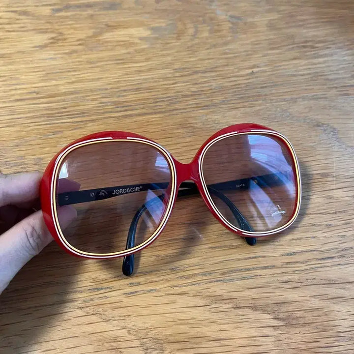 [BUNJANG] Jordache Vintage Sunglasses Red / 조다쉬 선글라스 레드 30년 골동품
