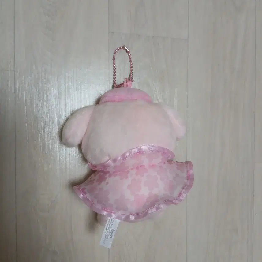 [BUNJANG] Sanrio Pompompurin Sakura Mascot Keychain Doll / 산리오 사쿠라 마스코트 벚꽃 폼폼푸린 인형 키링