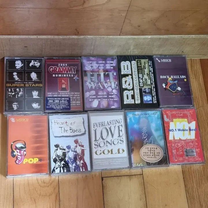 [BUNJANG] Pop Song Compilation Unsealed Cassette Tape 10 pcs Bundle Set / 팝등 컴필레이션 미개봉 카세트 테이프 10개 판매합니다