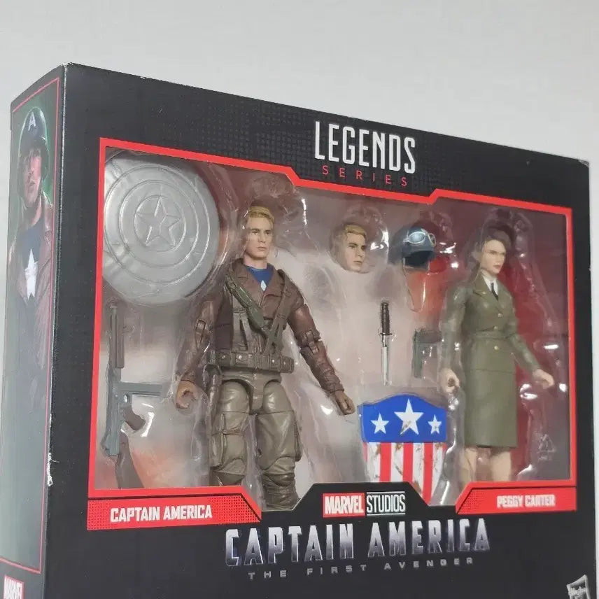 [BUNJANG] Marvel Legends Captain America Peggy Carter 2-Pack / 마블레전드 캡틴아메리카 페기 2팩