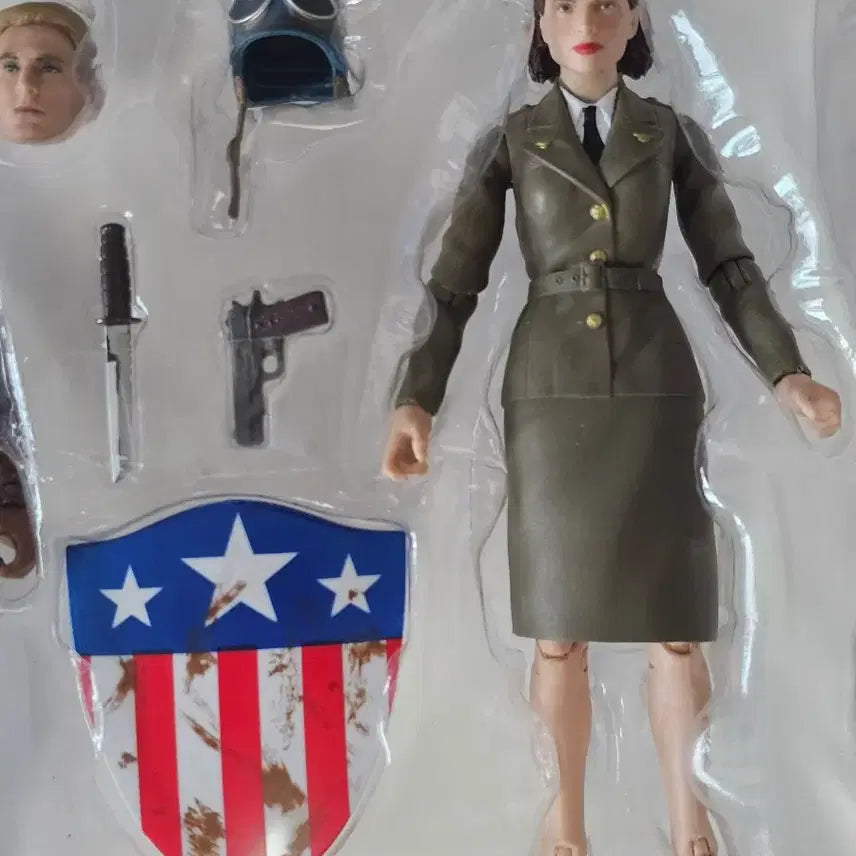 [BUNJANG] Marvel Legends Captain America Peggy Carter 2-Pack / 마블레전드 캡틴아메리카 페기 2팩